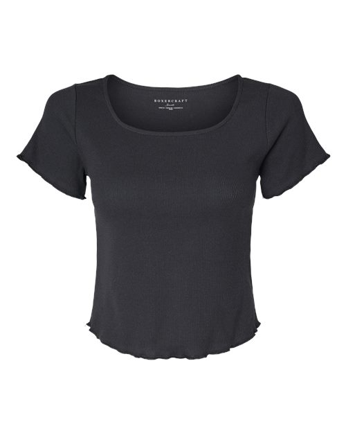 Women's Baby Rib T-Shirt - Front - B13703501