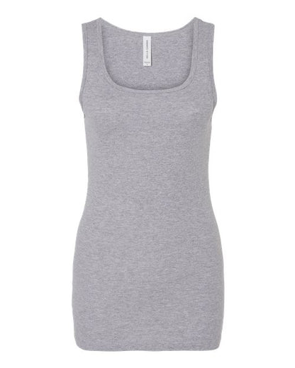 Women's Micro Rib Tank - Front - B07606583
