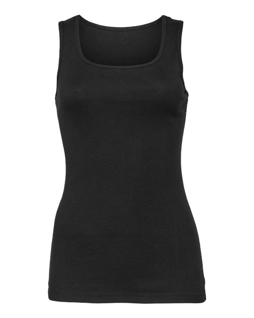 Women's Micro Rib Tank - Front - B07606513