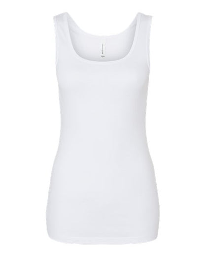 Women's Micro Rib Tank - Front - B07606014