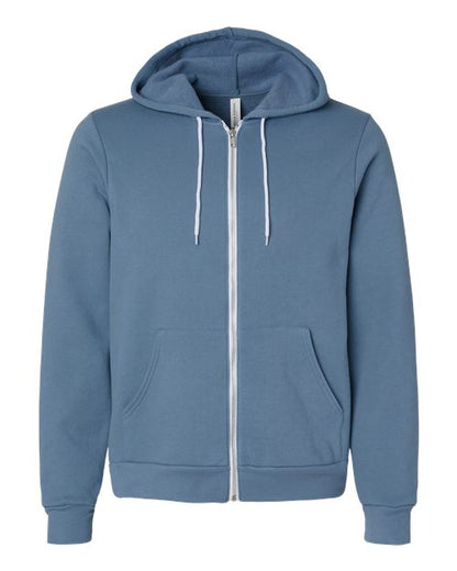Sponge Fleece Full-Zip Hoodie - Front - B80406212