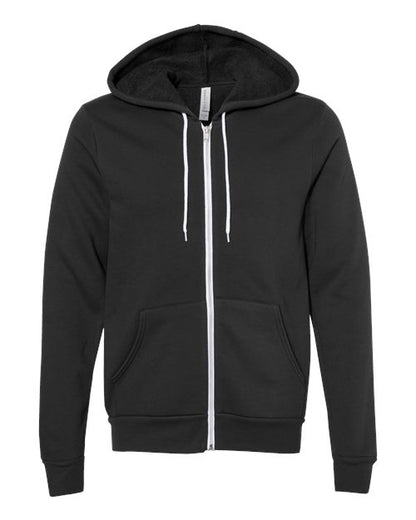 Sponge Fleece Full-Zip Hoodie - Front - B80406224