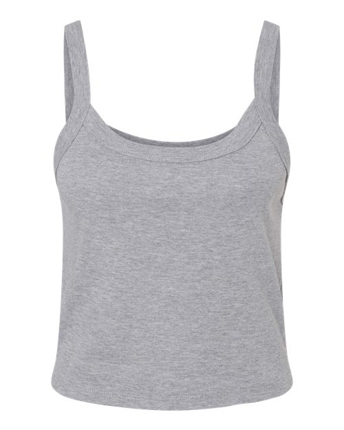 Women's Micro Rib Spaghetti Strap Tank - Front - B04706582