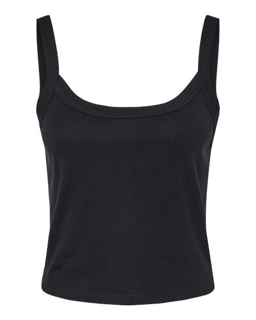 Women's Micro Rib Spaghetti Strap Tank - Front - B04706514