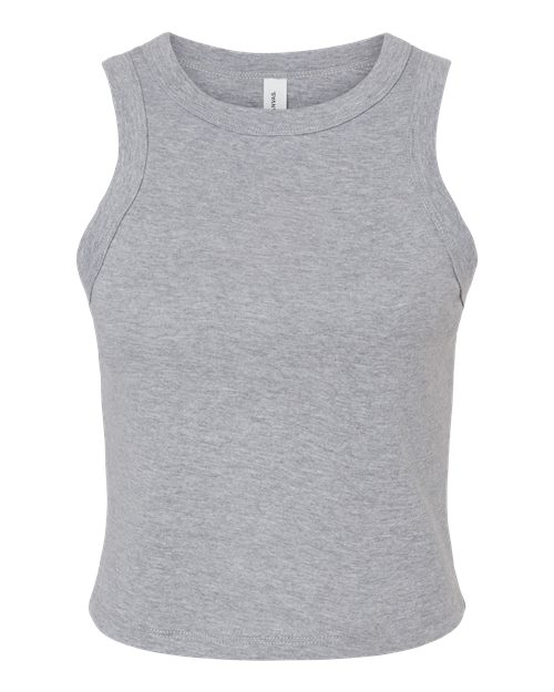 Women's Micro Rib Racer Tank - Front - B04006586