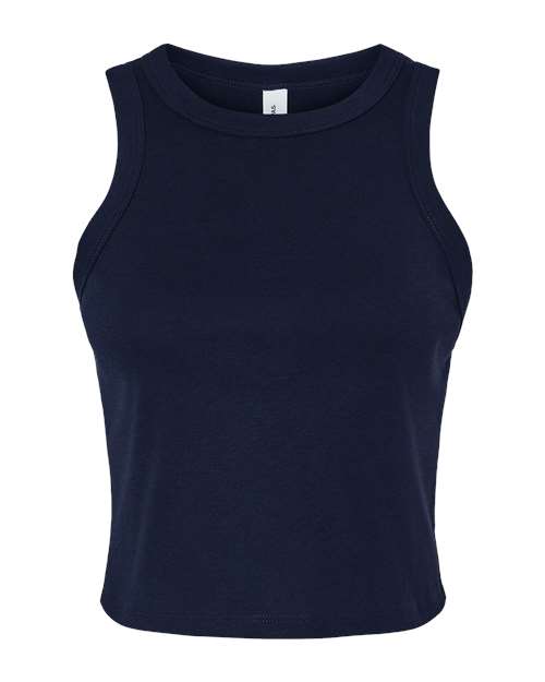 Women's Micro Rib Racer Tank - Front - B04006063