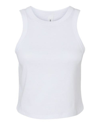 Women's Micro Rib Racer Tank - Front - B04006012