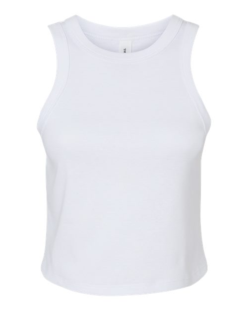 Women's Micro Rib Racer Tank - Front - B04006014