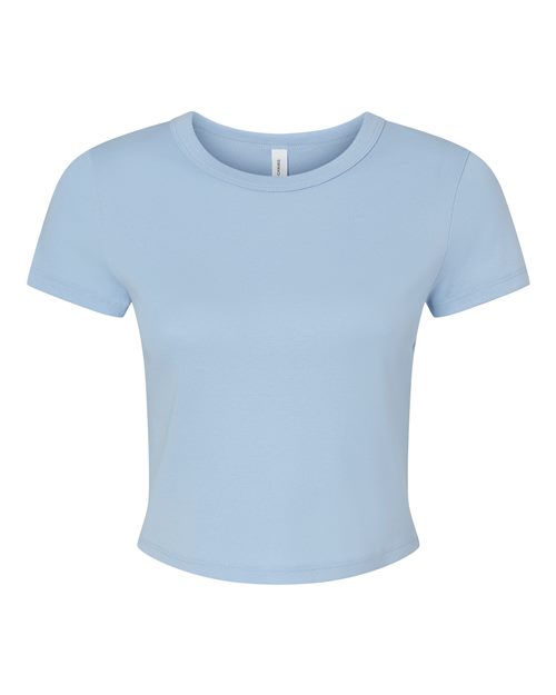Women's Micro Rib Baby Tee - Front - B15706253