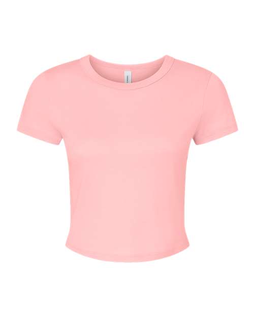 Women's Micro Rib Baby Tee - Front - B15706304