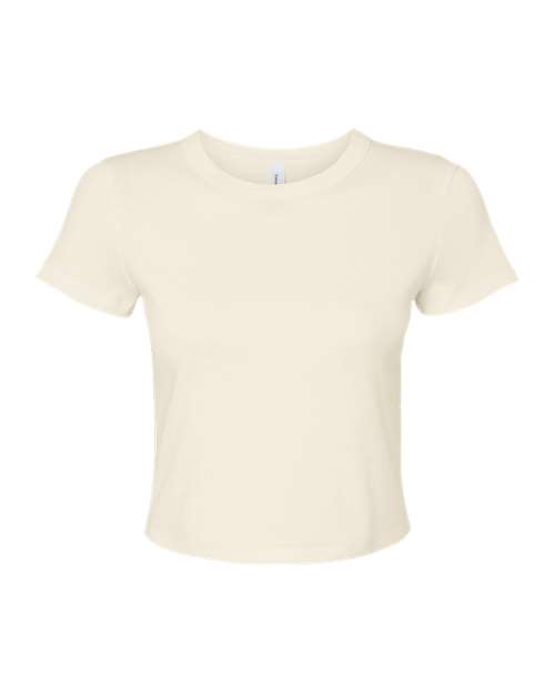 Women's Micro Rib Baby Tee - Front - B15706242