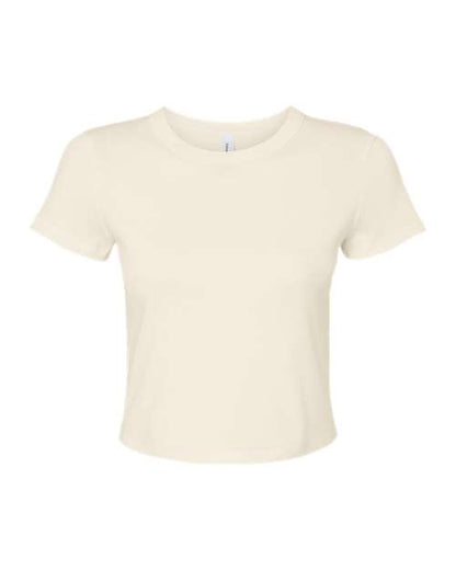 Women's Micro Rib Baby Tee - Front - B15706242