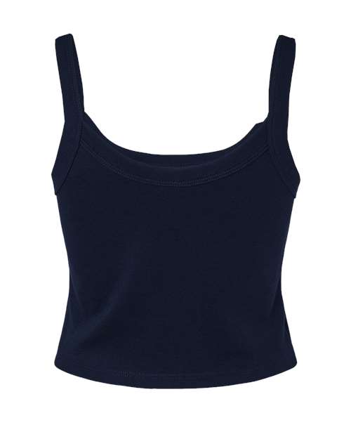 Women's Micro Rib Spaghetti Strap Tank - Front - B04706652