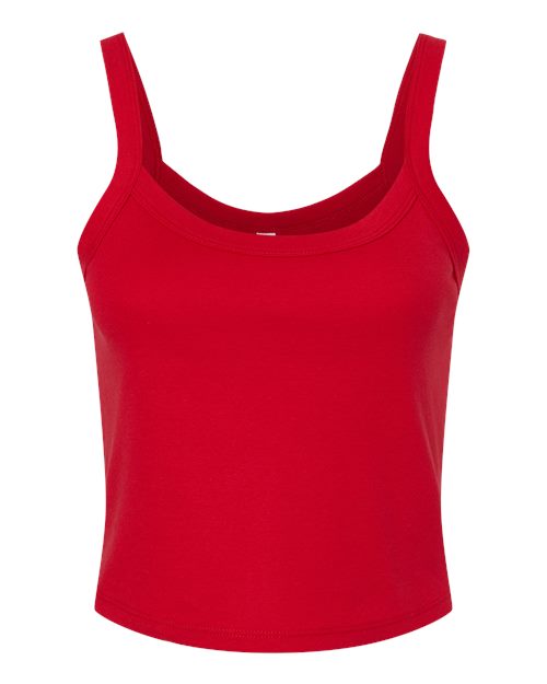 Women's Micro Rib Spaghetti Strap Tank - Front - B04706706