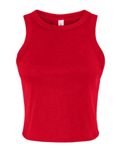 Women's Micro Rib Racer Tank - Front - B04006705
