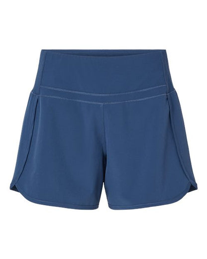 Women's Stretch Woven Lined Shorts - Front - B16403752