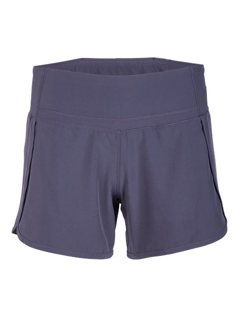 Women's Stretch Woven Lined Shorts - Front - B16403255