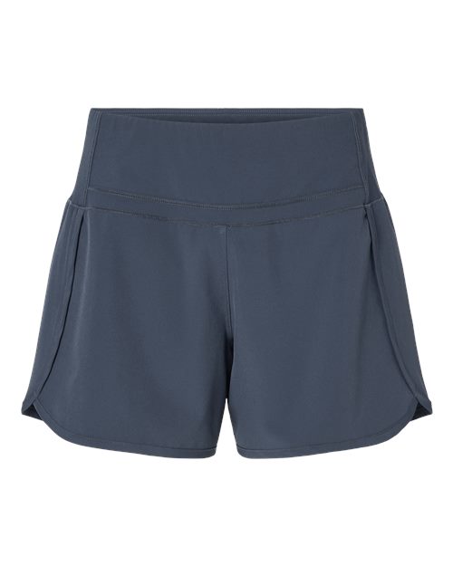 Women's Stretch Woven Lined Shorts - Front - B16403593