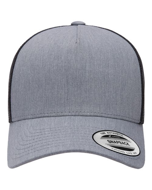 Five-Panel Retro Trucker Cap - Front - B44595690