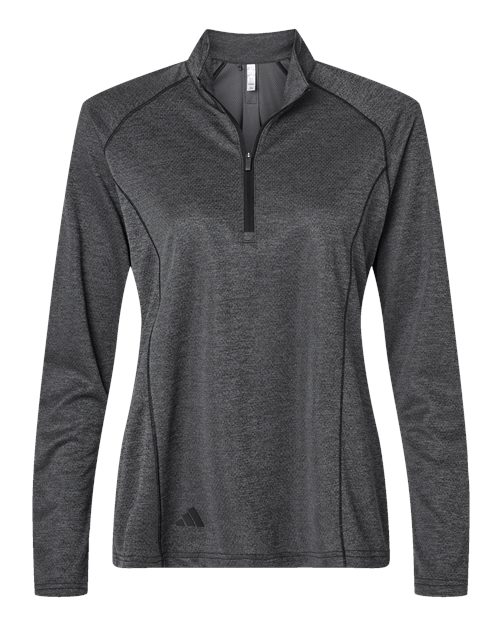 Women's Space Dyed Quarter-Zip Pullover - Front - B55853502