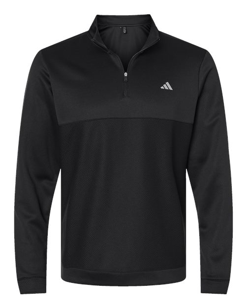 Ultimate365 Textured Quarter-Zip Pullover - Front - B56253503