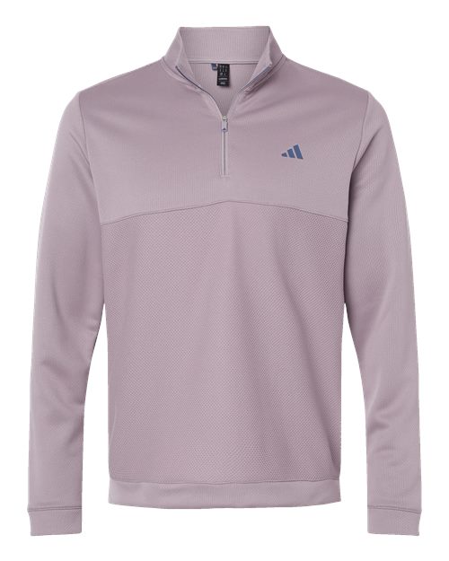 Ultimate365 Textured Quarter-Zip Pullover - Front - B56253274