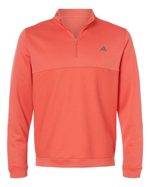Ultimate365 Textured Quarter-Zip Pullover - Front - B56253535