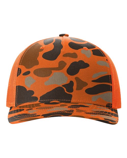 Five-Panel Printed Trucker Cap - Front - B26795320