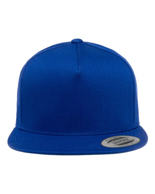 Five-Panel Cotton Twill Snapback Cap - Front - B63095750