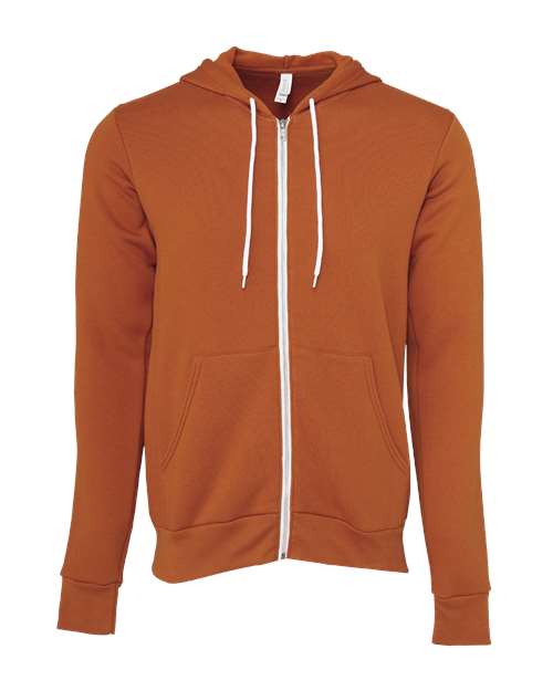Sponge Fleece Full-Zip Hoodie - Front - B80406582