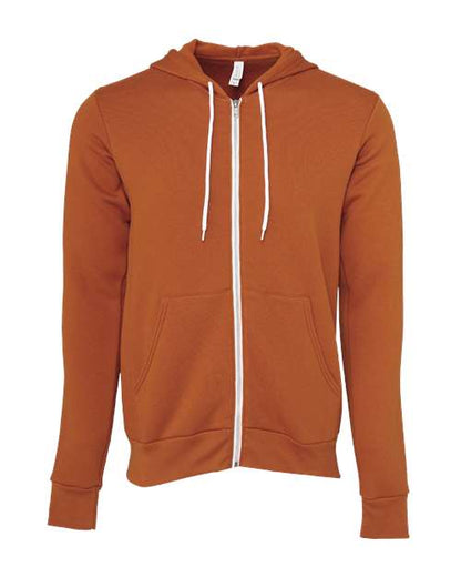Sponge Fleece Full-Zip Hoodie - Front - B80406588