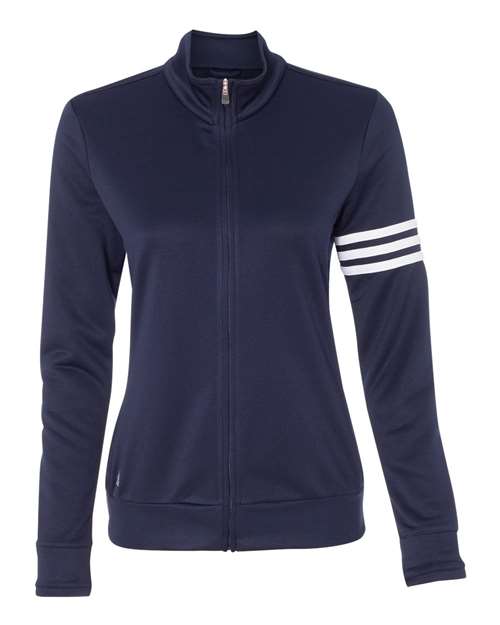 Women's 3-Stripes French Terry Full-Zip Jacket - Front - B67953653