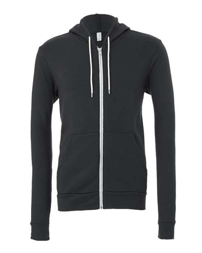 Sponge Fleece Full-Zip Hoodie - Front - B80406208