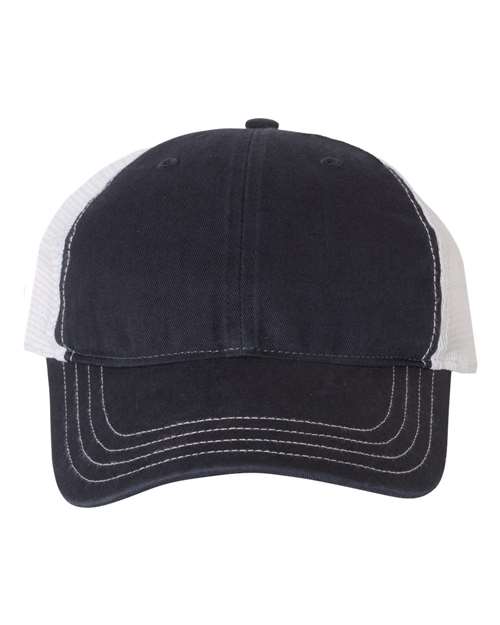 Garment-Washed Trucker Cap - Front - B17995010