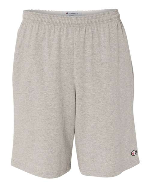 Cotton Jersey 9" Shorts with Pockets - Front - B33684133