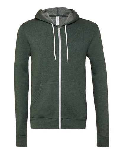 Sponge Fleece Full-Zip Hoodie - Front - B80406572