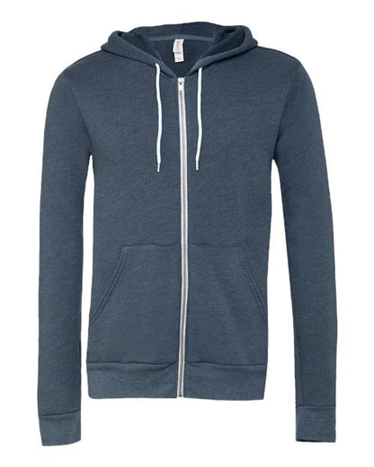 Sponge Fleece Full-Zip Hoodie - Front - B80406667