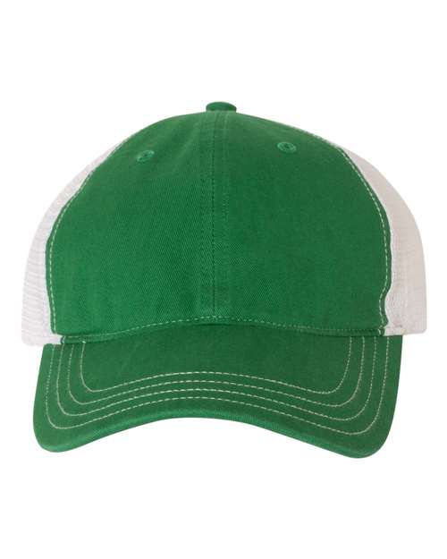 Garment-Washed Trucker Cap - Front - B17995610