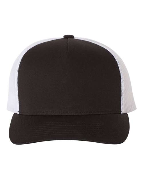 Five-Panel Retro Trucker Cap - Front - B44595020