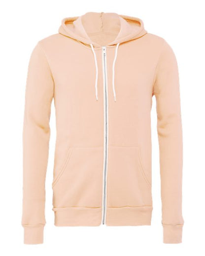 Sponge Fleece Full-Zip Hoodie - Front - B80406337