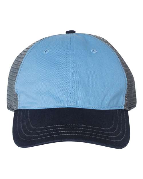 Garment-Washed Trucker Cap - Front - B17995260