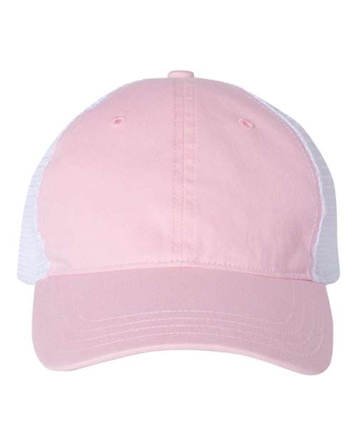 Garment-Washed Trucker Cap - Front - B17995300