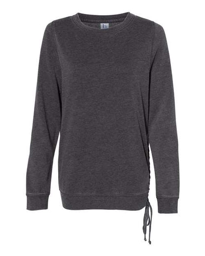 Women’s Enzyme-Washed Rally Lace-Up Sweatshirt - Front - B50603092