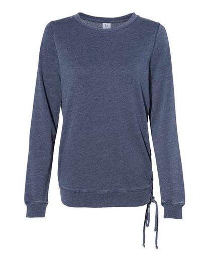 Women’s Enzyme-Washed Rally Lace-Up Sweatshirt - Front - B50603657