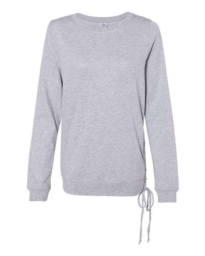 Women’s Enzyme-Washed Rally Lace-Up Sweatshirt - Front - B50603583