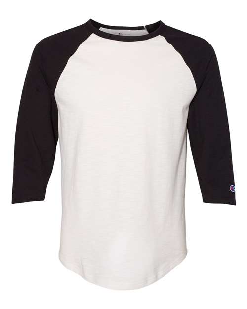 Premium Fashion Raglan Three-Quarter Sleeve Baseball T-Shirt - Front - B36284003