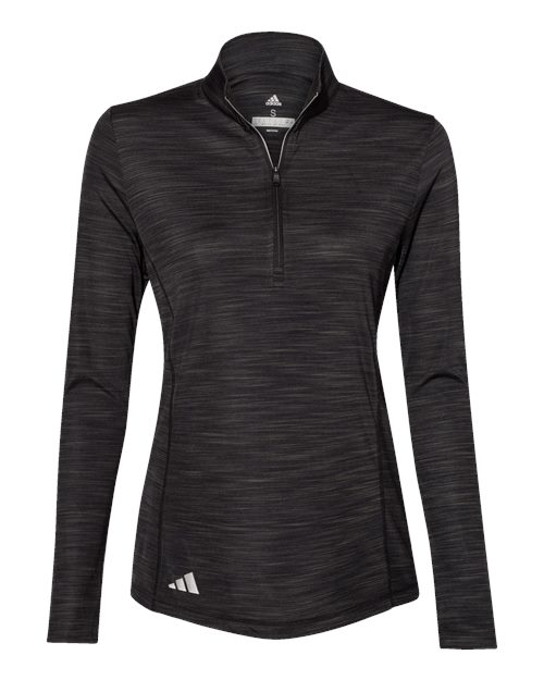 Women's Lightweight Mélange Quarter-Zip Pullover - Front - B00853503