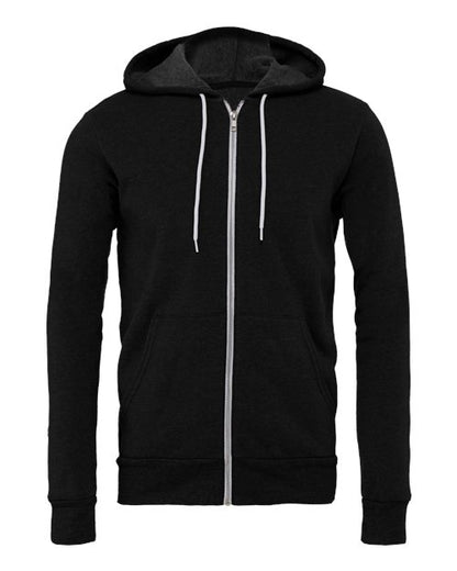 Sponge Fleece Full-Zip Hoodie - Front - B80406542