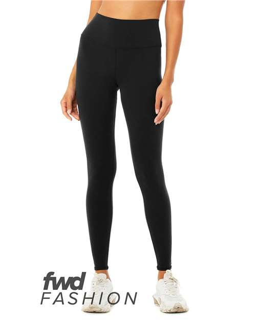 FWD Fashion Women's High Waist Fitness Leggings - Front - B10006502