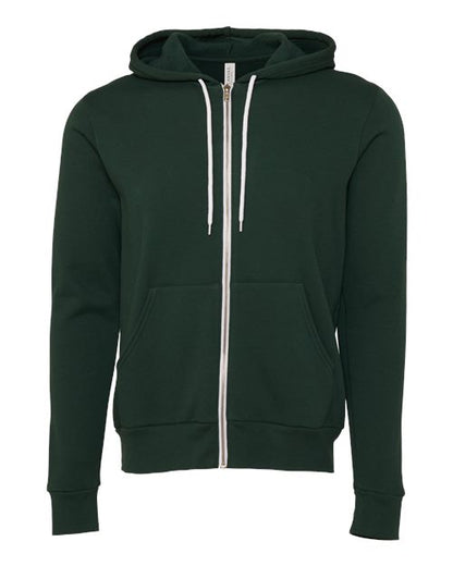 Sponge Fleece Full-Zip Hoodie - Front - B80406046